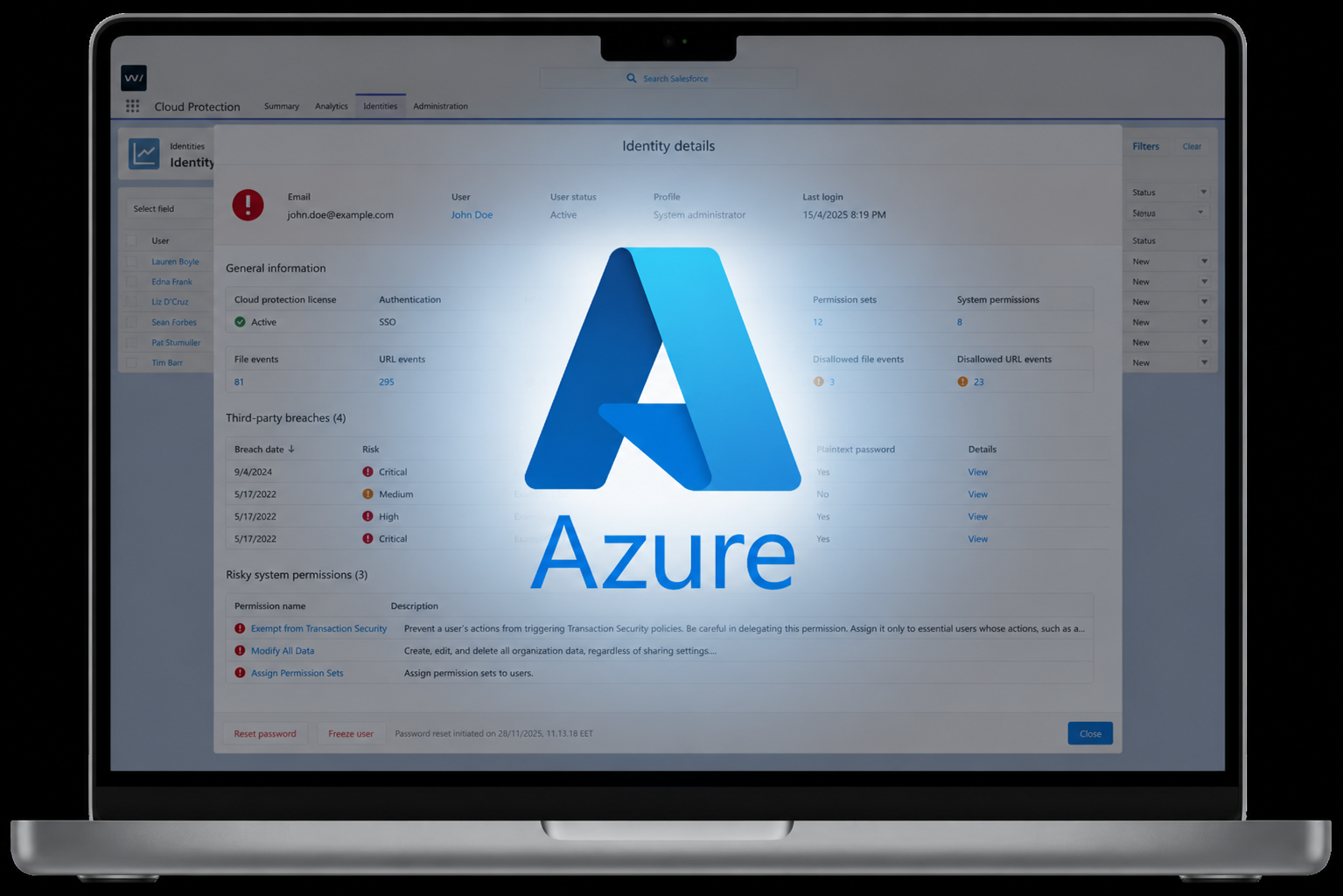 Azure cloud security