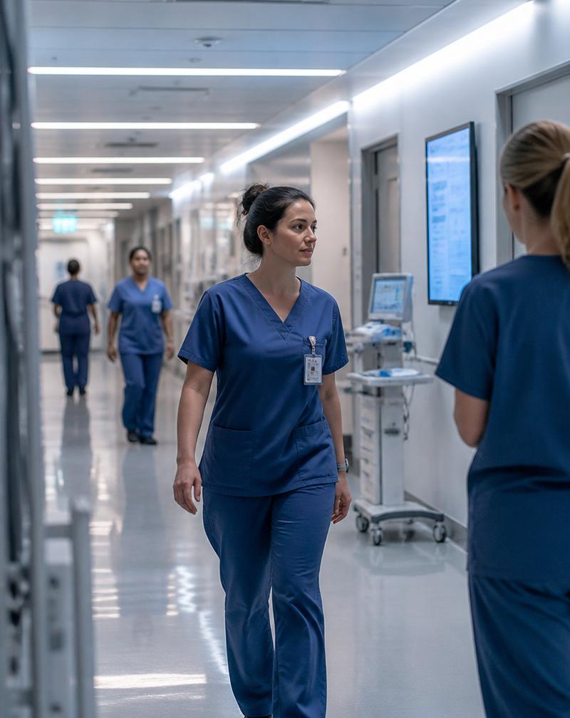 Hospital corridor
